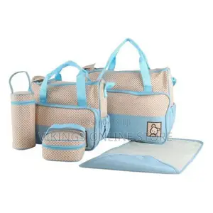 Dot Diaper Bags - Sky Blue