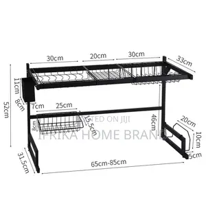 Stainless Steel Dish Rack Drainer Kitchen Drying Shelf
