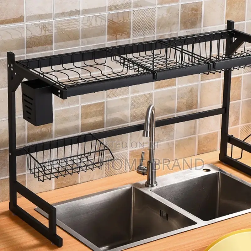 Stainless Steel Dish Rack Drainer Kitchen Drying Shelf