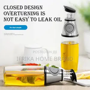 250/500 ML Clear Glass Oil Pot Oil Vinegar Dispenser