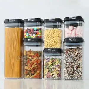 5/7 PCS/Set Plastic Food Storage Containers Kitchen Boxes