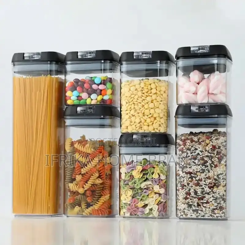 5/7 PCS/Set Plastic Food Storage Containers Kitchen Boxes