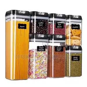5/7 PCS/Set Plastic Food Storage Containers Kitchen Boxes