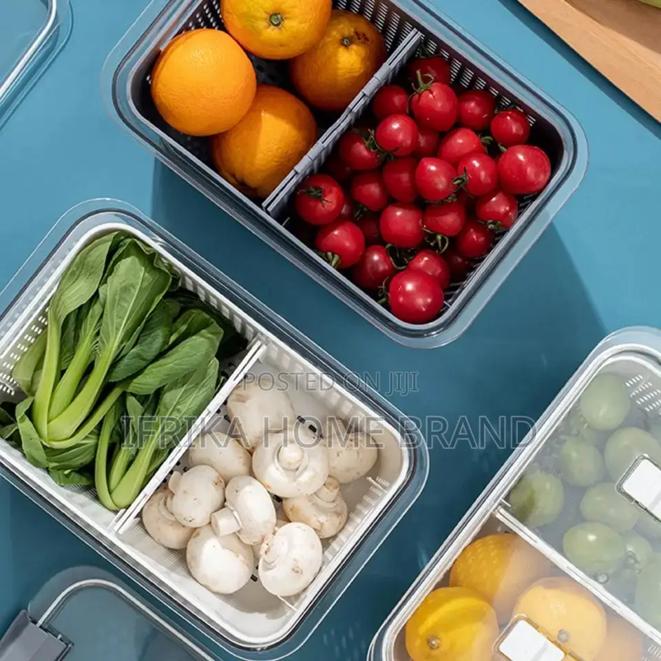 Drain Box Plastic Vegetable Fruit Storage Containers