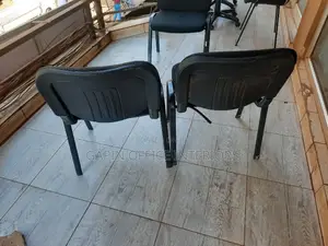 Fabric Waiting Office Chairs, 2 Pieces