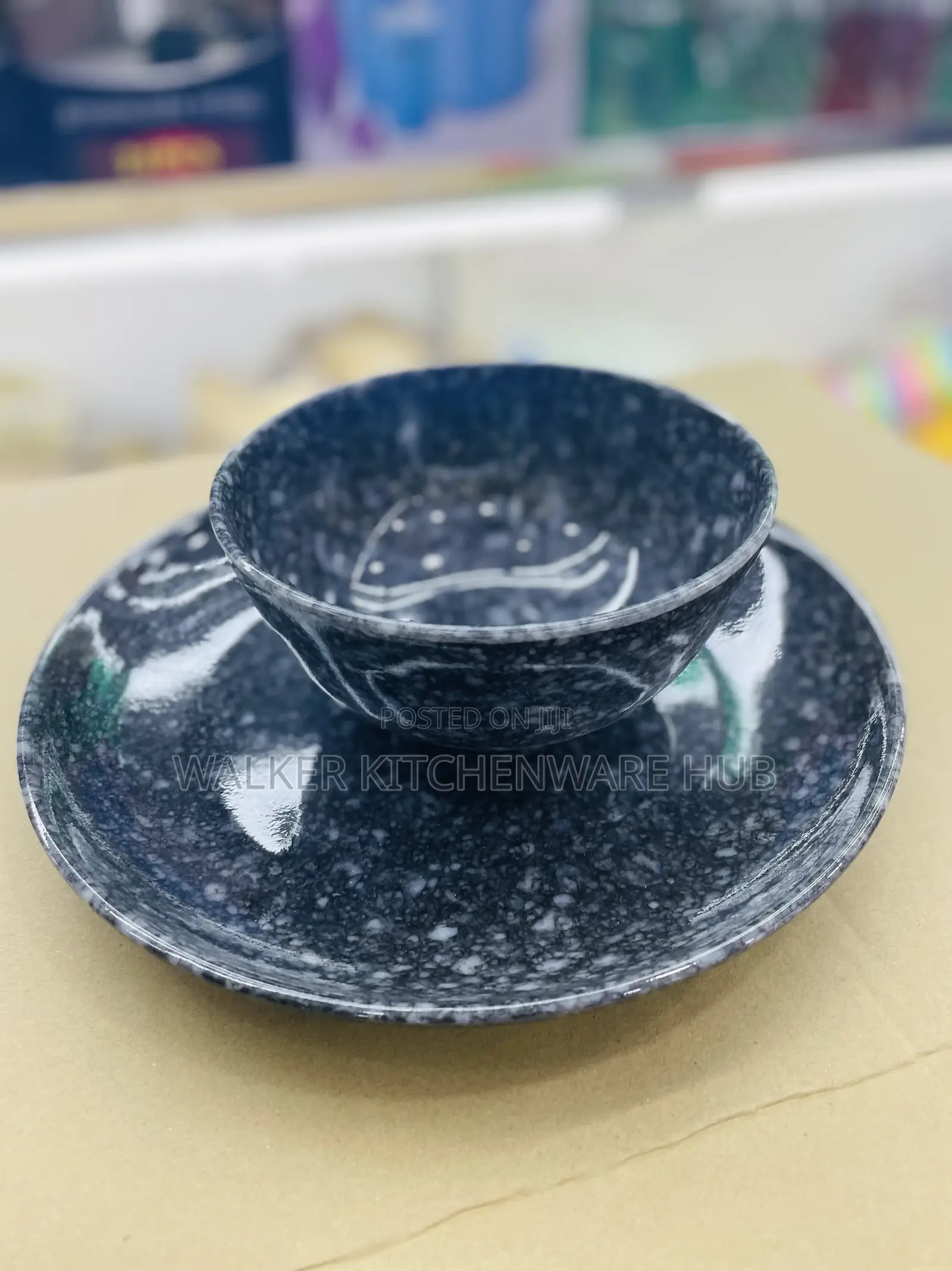Classic 12pc Melamine Dinner Set “Plate Bowl”