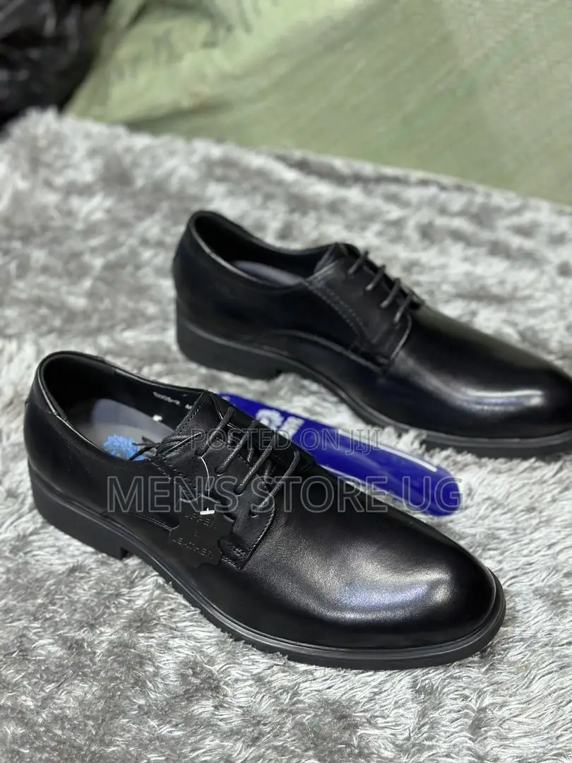 Men’S Black Premium Leather Gentle Loafers