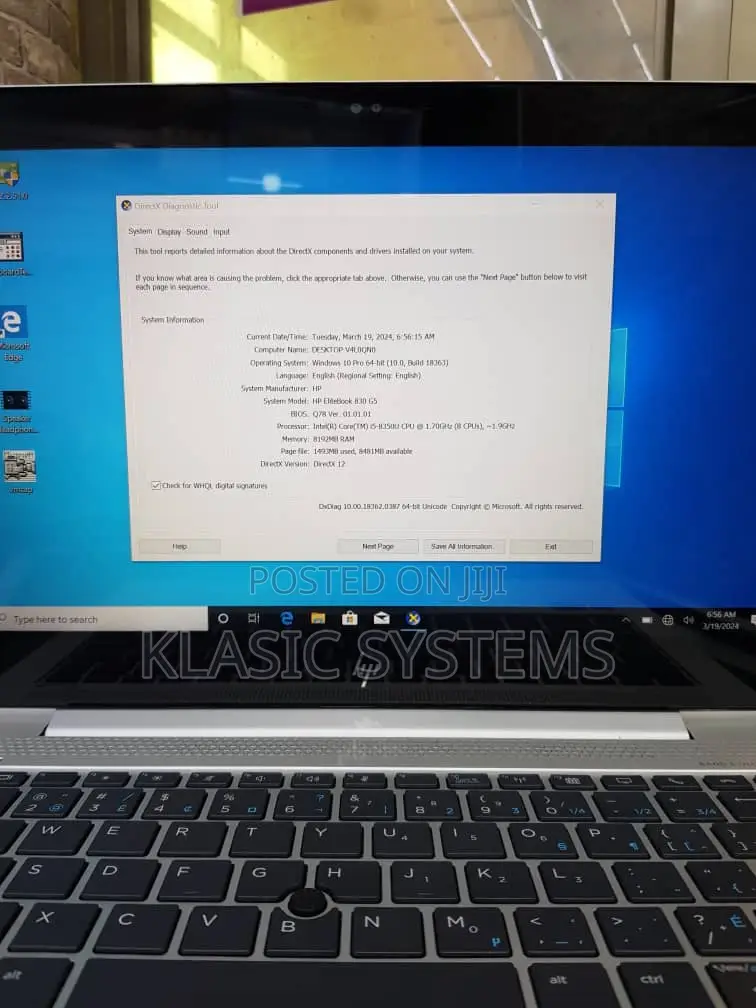 Laptop HP EliteBook 840 G5 8GB Intel Core I5 SSD 256GB