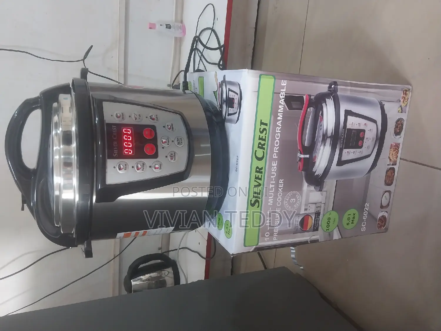 Siver Crest Electric Pressure Cooker