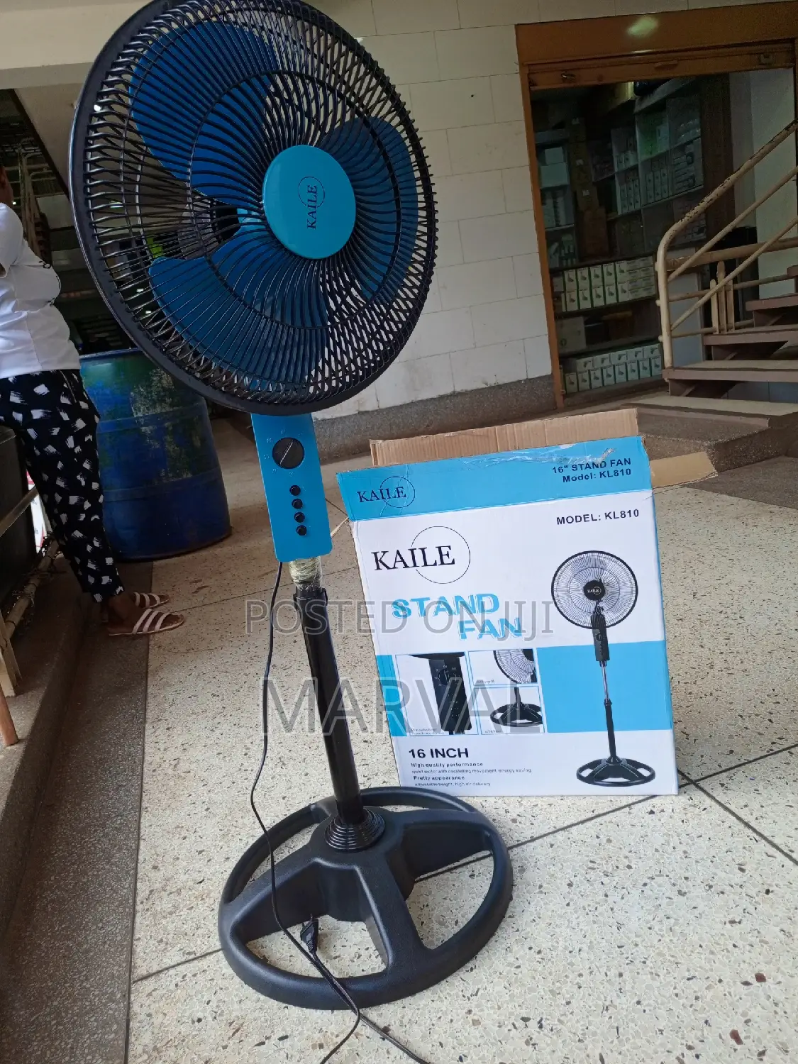Kaile 3 Blade Stand Fan