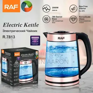 Raf Glass Electric Kettle 2.2L