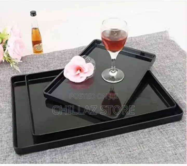 3 Pieces of Melamine Dinner Serving Trays