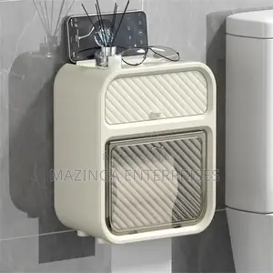Fancy Double Layer Tissue Holder With Storage Box