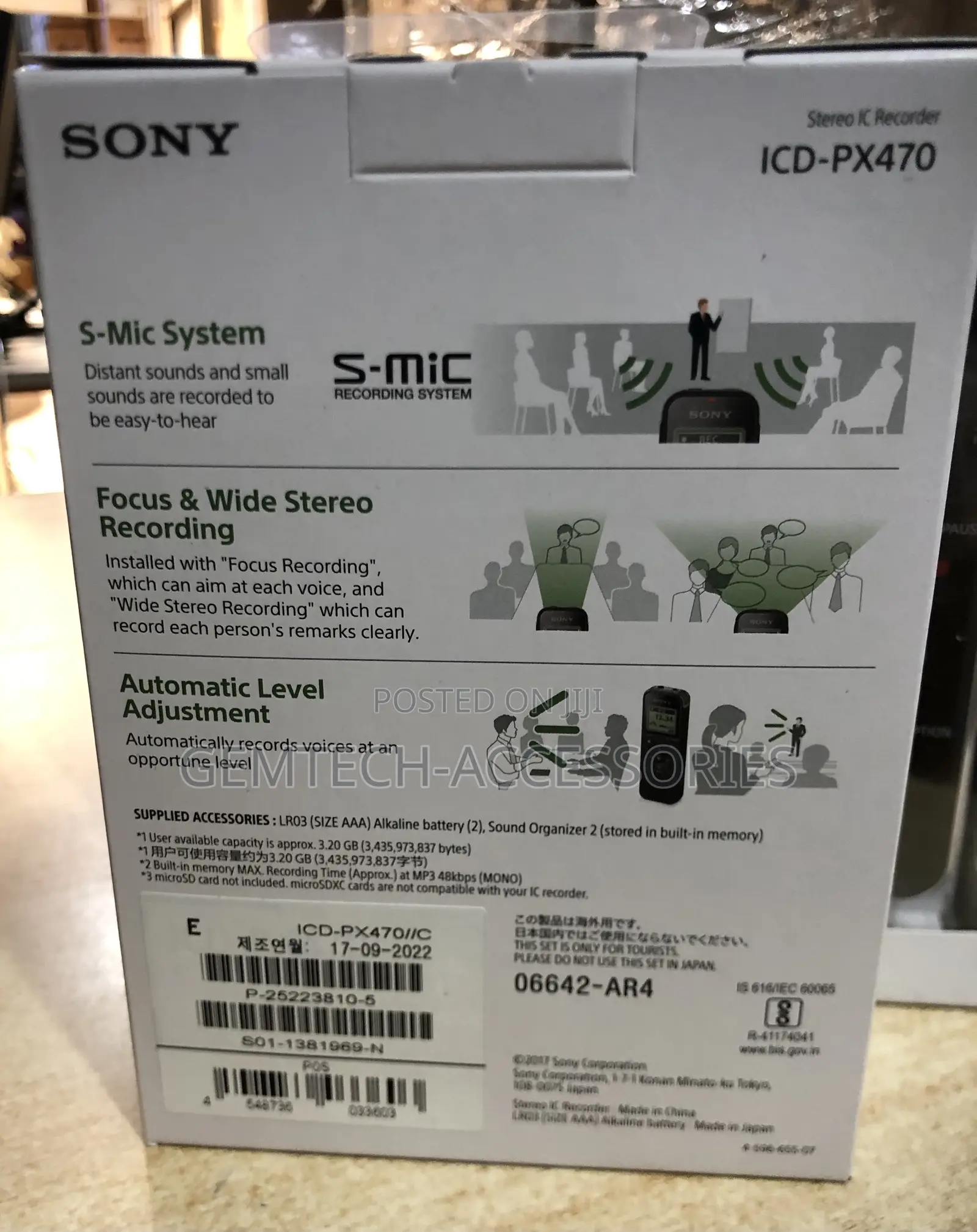 Sony Voice Recorder Px470
