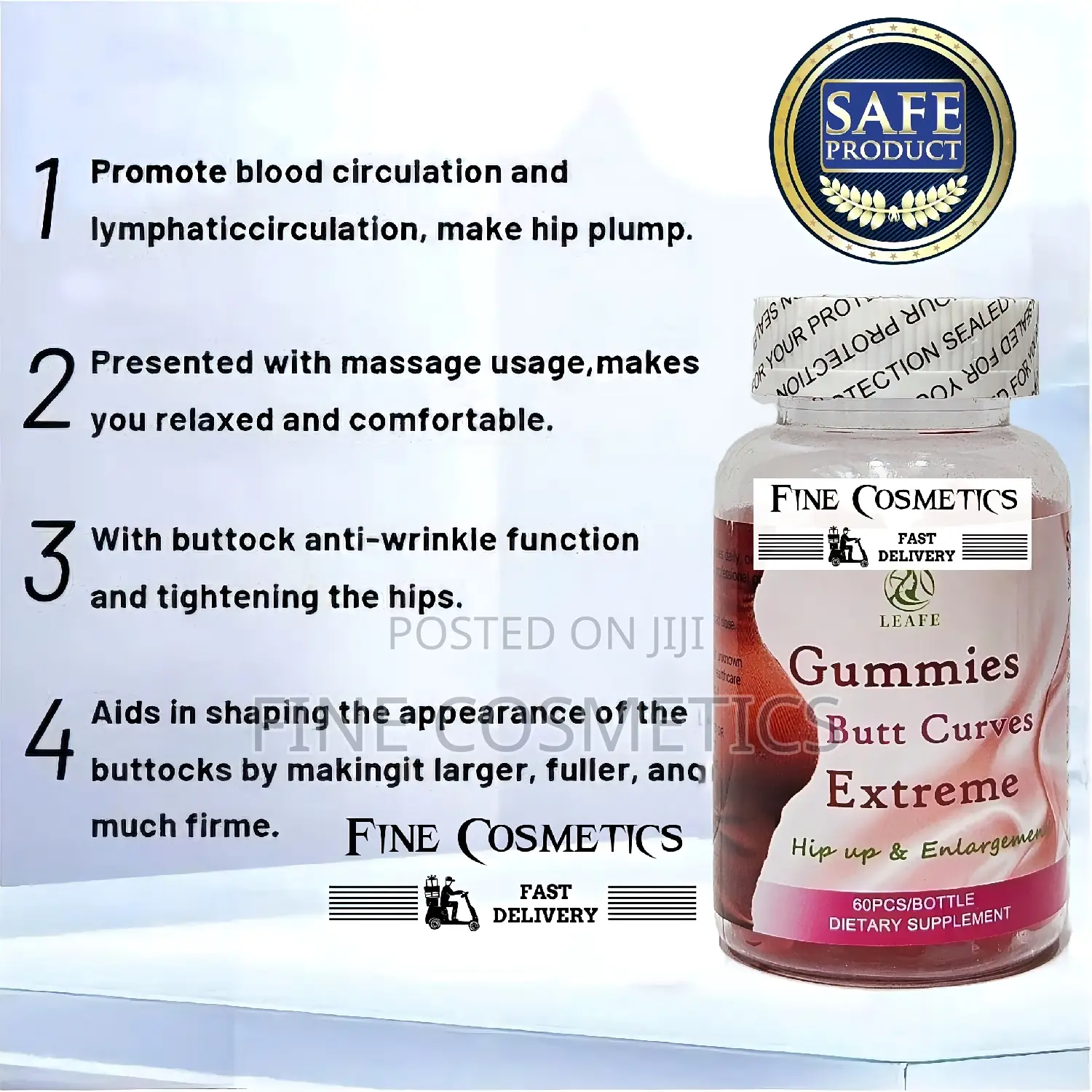 EXTREME CURVES GUMMIES Curves/Hips And Buttocks Enlargement.