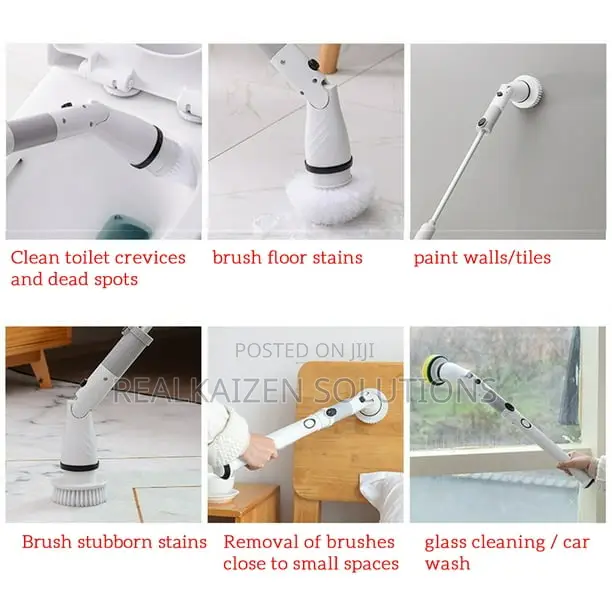 JESOPB Electric Rechargeable Spinning Scrubber Brush