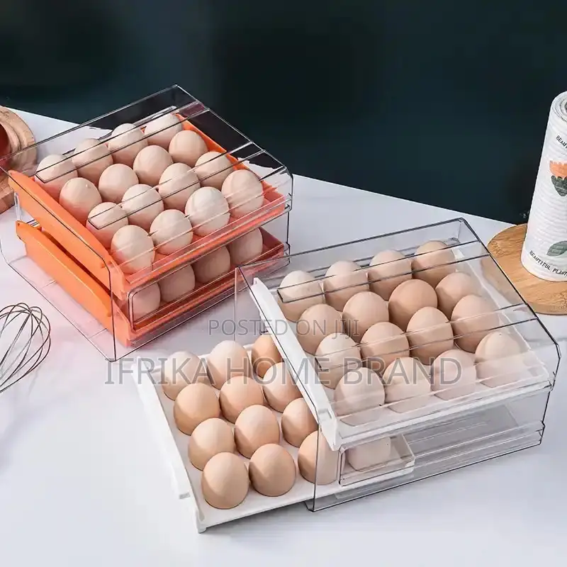Eggs Organization Track Cartons Tray Storage Storage Plastic
