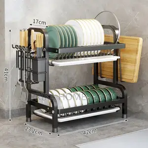 Stainless Steel Storage Rack for Bowls and Dishes Multilayer