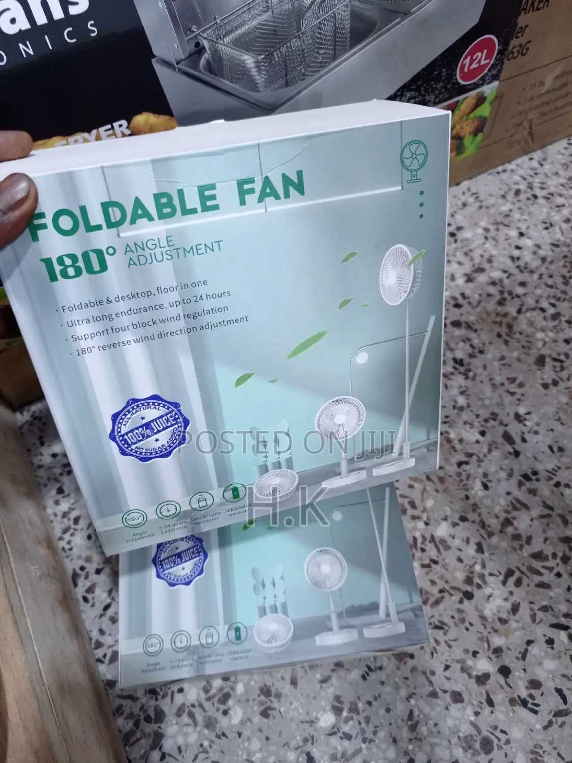 Portable Foldable and Rechargeable Fan