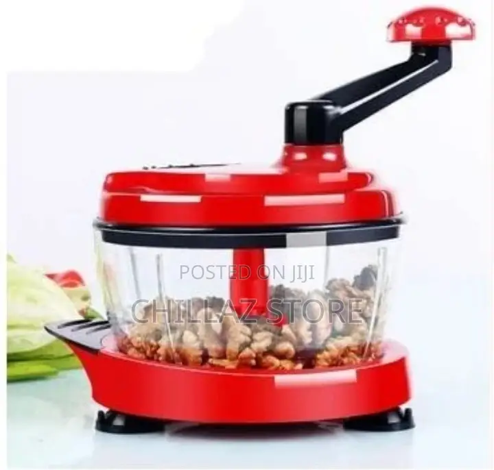 1.5L Manual Food Processor Meat Grinder Vegetable Chopper