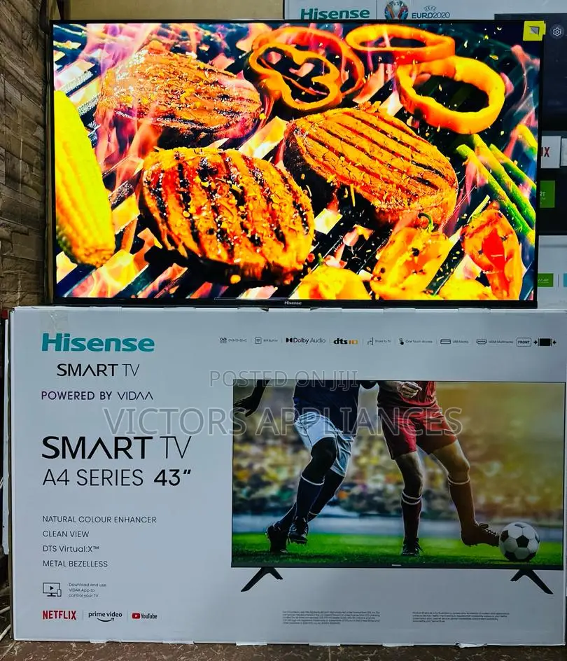 Original Hisense 43inch Smart Tv Frameless A4