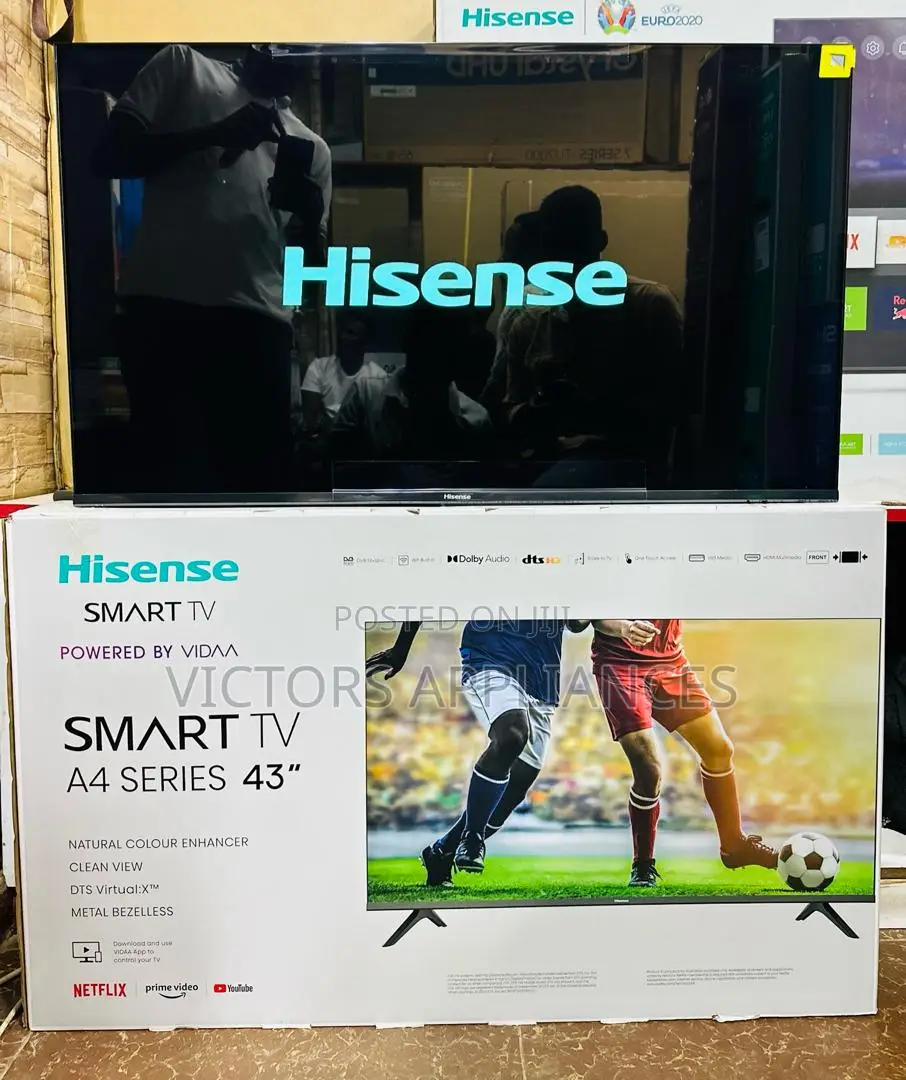 Original Hisense 43inch Smart Tv Frameless A4