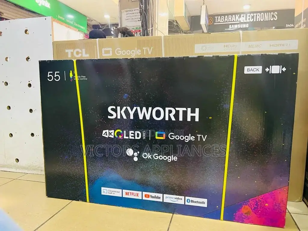 Brand New SKYWORTH 55INCH UHD Smart Tv Powered by Android