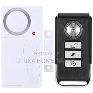 Wireless White Magnetic Sensor Alarm for Door or Window