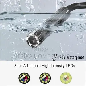 Screen Dual Lens Industrial Endoscope HD Camera 1080P 8MM