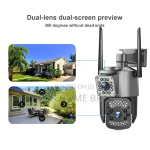 V380 Pro CCTV Camera 4G SIM Card Dual Lens PTZ Camera WIFI