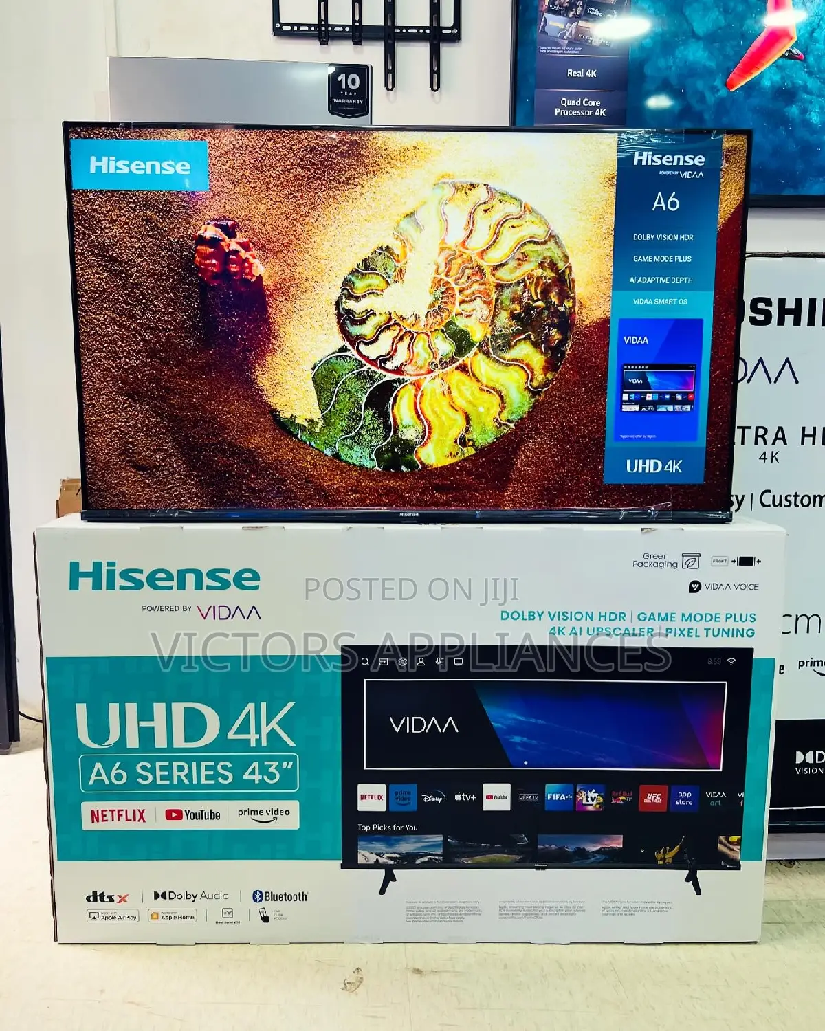 New Model Hisense 50 Inch Uhd Smart Tv With Apple Airplay