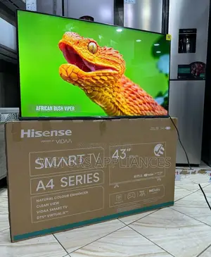 New Model Hisense 43inch Frameless Smart Tv A4 Series