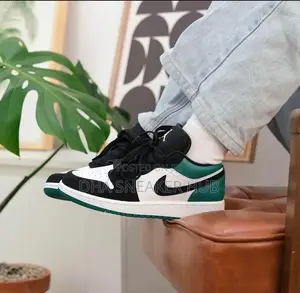 Air Jordan 1 Low Mystic Green/ Trending Designer Sneakers