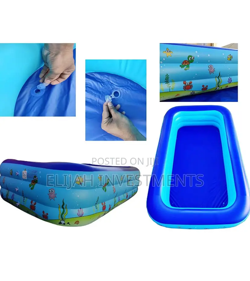 Three Ring Kids Rectangular Swimming Pool