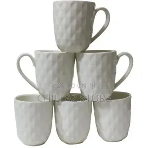6pieces of Tea Coffee Cups Mugs on Wooden Stand –
