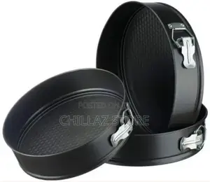 3pieces of Round Baking Cake Mould Pans Trays-
