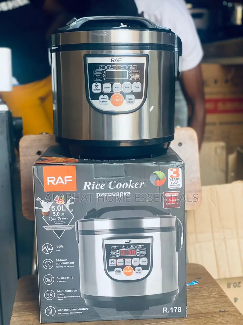 RAF Rice Cook(5 Litres)