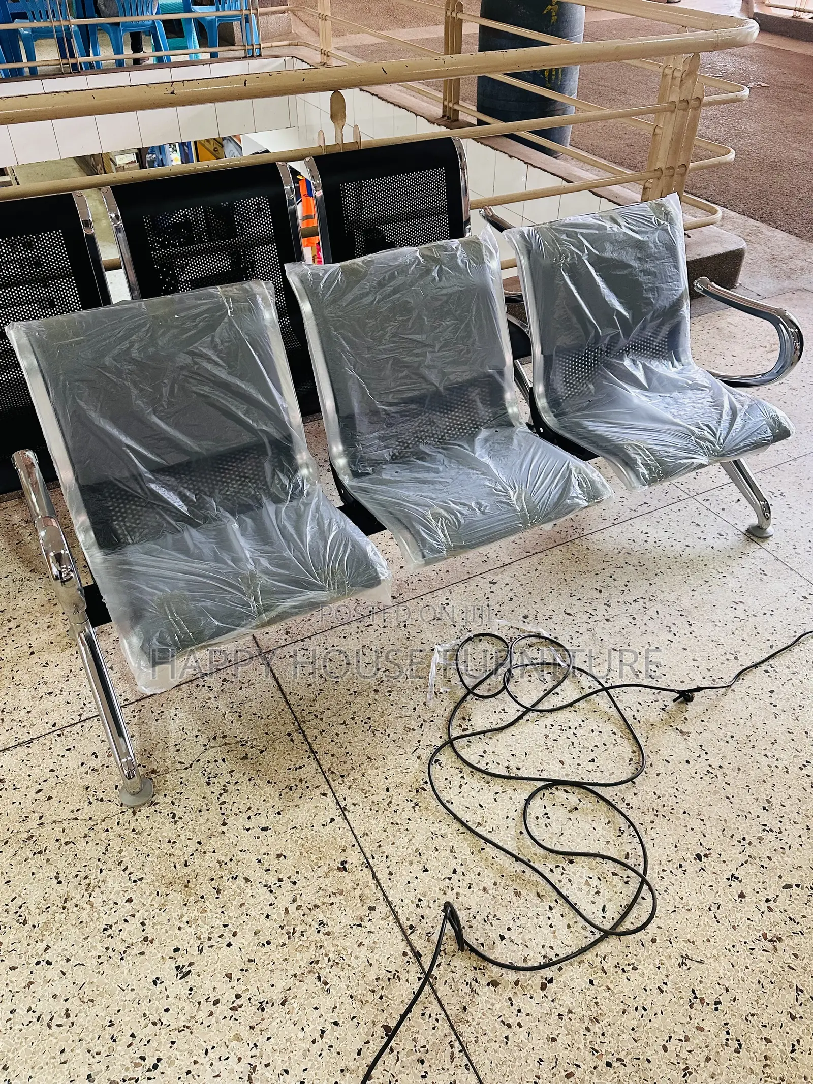 Cushioned Airport Chair (3 Seater)