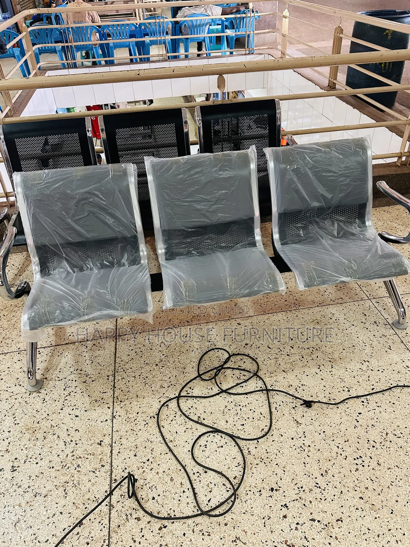 Cushioned Airport Chair (3 Seater)