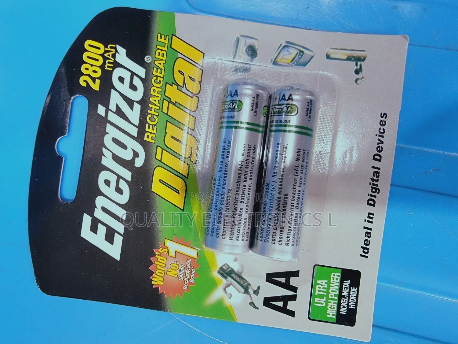 Energizer Rechargeable Batteries AA and AAA (4)