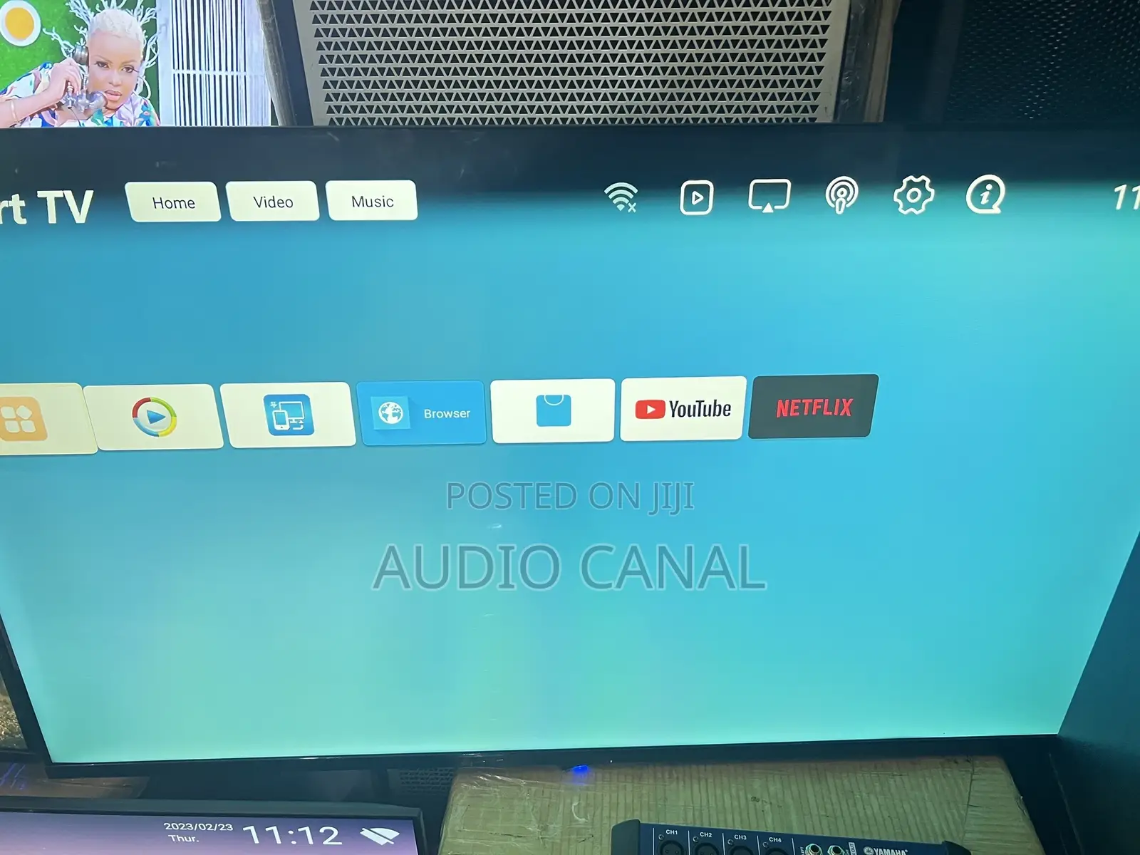 Brand New Smatec 50” Smart Tv