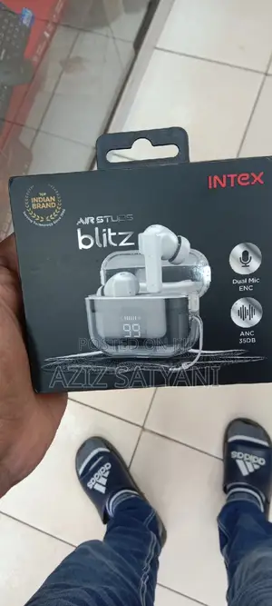INTEX ANC Airstuds Blitz ANC Earbuds, 8 Hours Play Time