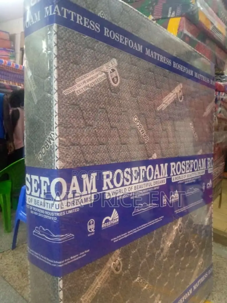 Rosefoam Mattress High Density.6*6*6inches.( Brown)