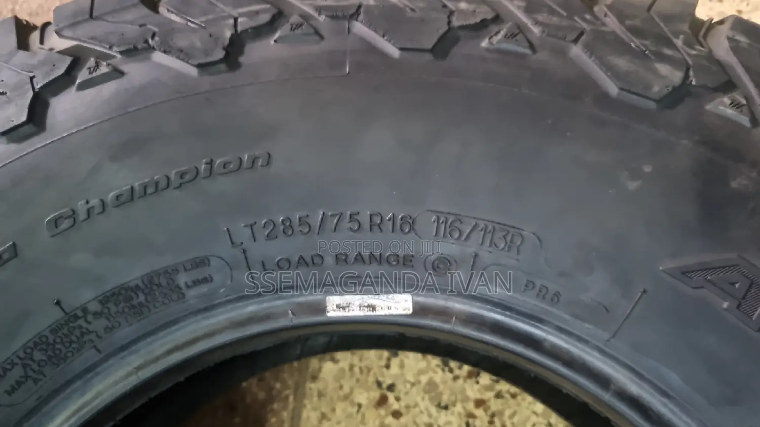 285/75r16 Bf Goodrich Foreign Used
