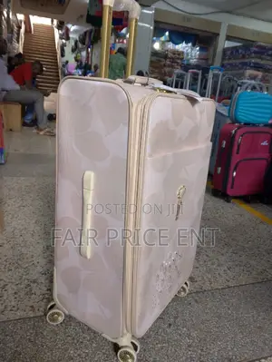 The Noble Suitcase.Leather Gold.Large.( Gold)