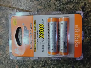 Mp Rechargeable Batteries Both AAA and AA (2)