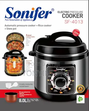 Sonifer 8liters High Quality Pressure Cooker S-4013