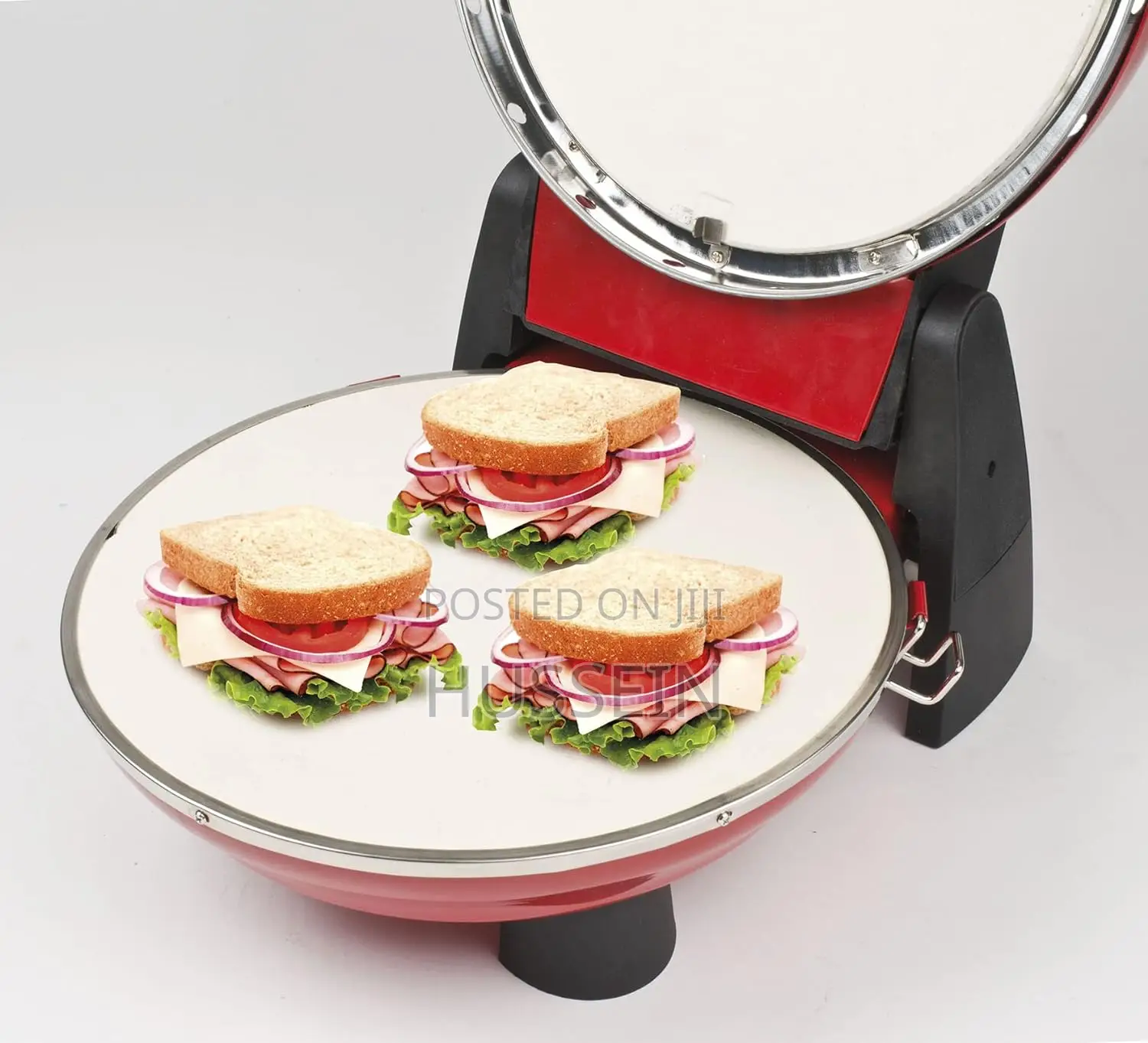 G3 Ferrari G10032 1200 W Black Red Pizza and Oven Maker
