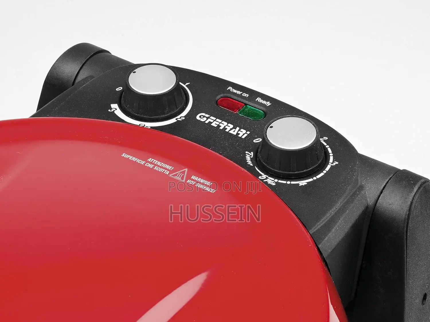 G3 Ferrari G10032 1200 W Black Red Pizza and Oven Maker