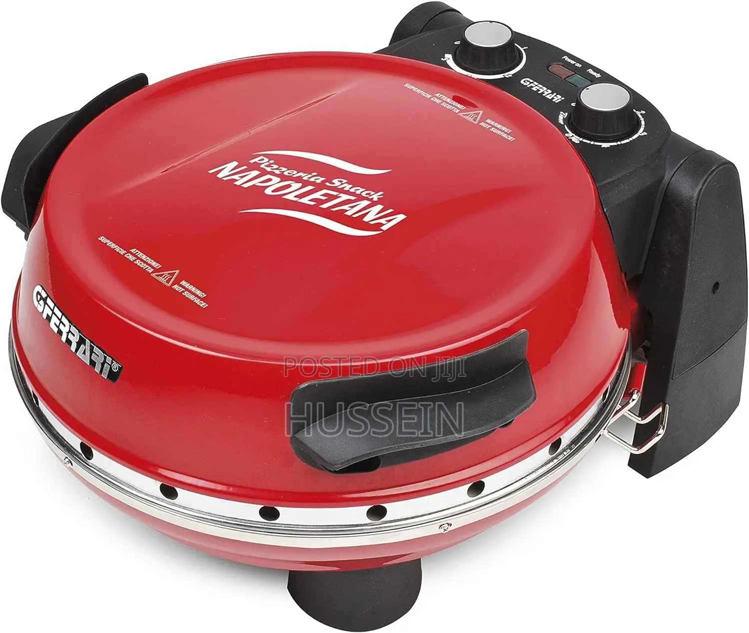 G3 Ferrari G10032 1200 W Black Red Pizza and Oven Maker